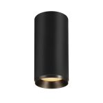 SLV Numinos Phase L Spot Aluminium Noir 28W 2400lm 36D - 927 Blanc Très Chaud | Meilleur Rendu Des Couleurs - Dimmable 