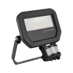 Ledvance Projecteur LED Sensor GEN 3 Noir 10W 1100lm 100D - 830 Blanc Chaud | IP65 - Détecteur de mouvement et de lumière - Symétrique