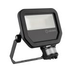 Ledvance Projecteur LED Sensor GEN 3 Noir 20W 2200lm 100D - 830 Blanc Chaud | IP65 - Détecteur de mouvement et de lumière - Symétrique - Équivalent 50W