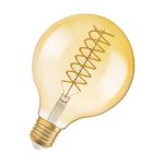 Osram Vintage 1906 LED E27 Globe Filament Dorée 8.4W 806lm - 824 Blanc Très Chaud | Équivalent 60W - Dimmable