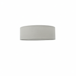 D'Lite Lunelle Plafonnier 30cm Textile Gris | Convient Pour 1x E27 