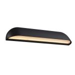Nordlux Front 36 Applique Murale Métal Noir 12W 850lm - 830 Blanc Chaud