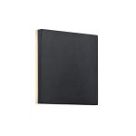 Nordlux Artego Applique Murale Aluminium Noir 8W 484lm - 830 Blanc Chaud