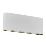 Nordlux Kniver Applique Murale Aluminium Blanc 10W 900lm - 830 Blanc Chaud
