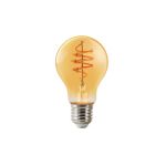Nordlux Smart LED E27 Poire Filament Ambre 4.7W 380lm 360D - 822 Blanc Très Chaud | Dimmable