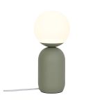 Nordlux Notti Lampe De Table Métal et Verre Vert | Convient pour E14