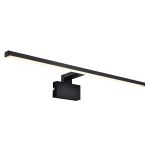 Nordlux Marlee 80 Applique Murale Aluminium Noir 11.5W 1000lm - 930 Blanc Chaud | IP44 - Meilleur Rendu Des Couleurs