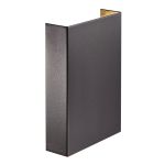 Nordlux Fold Applique Murale Aluminium Noir 10W 400lm - 830 Blanc Chaud