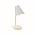 Nordlux Wilmer Lampe De Table Métal Blanc | Convient pour E14