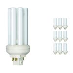 Lot 10x Philips MASTER PL-T 18W - 830 Blanc Chaud | 4 Pin