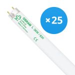 Lot 25x Osram T8 Lumilux 36W - 830 Blanc Chaud | 120cm