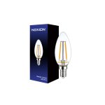 Noxion Lucent LED E14 Bougie Filament Claire 2.5W 250lm - 827 Blanc Très Chaud | Dimmable - Équivalent 25W