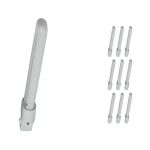 Lot 10x Osram Dulux S 9W 840 | Blanc Froid - 2-Pins