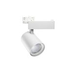 Noxion Spot LED sur rail 3 phases  Spot Stella Blanc 24W 2000lm 50D - 930 Blanc Chaud | Meilleur rendu des couleurs - Équivalent 35W