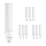 Lot 10x Noxion Lucent PL-C LED 6.5W 650lm - 830 Blanc Chaud | Équivalent 18W
