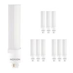 Lot 10x Noxion Lucent PL-C LED 9.5W 950lm - 830 Blanc Chaud | Équivalent 26W