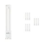 Lot 10x Ledvance Dulux-L LED 8W - 830 Blanc Chaud | Équivalent 18W