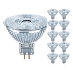 Lot 10x Ledvance Spot LED GU5.3 MR16 2.6W 210lm 36D - 827 Blanc Très Chaud | Équivalent 20W