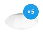 Lot 5x Noxion Hublot LED Corido Blanc 18W 1386lm - 830 Blanc Chaud | 360mm - IP44