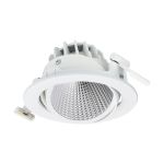 Philips Spot LED Greenspace Accent Cardanic Aluminium Blanc 33W 2800lm 24D - 950 Blanc Froid | 163mm - IP20 - Meilleur Rendu Des Couleurs - Interact Dimmable