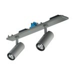 Philips Spot LED Greenspace Evo Mini Gris 44.4W 2700lm 36D - 840 Blanc Froid | 65mm - IP20 - Dali Dimmable