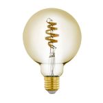 Eglo Connect.Z Smart LED Globe E27 Filament Ambre 4.9W 360lm - 827-865 Variable Blanc | Dimmable - Équivalent 25W