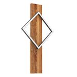 Eglo Applique Murale Boyal Bois Noir, Rouille 13W 1750lm - 830 Blanc Chaud