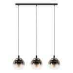 Eglo Suspension Luminaire Ariscani 1 Acier Noir | Convient pour 3x E27