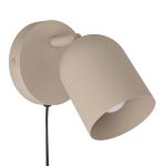 Eglo Applique Murale Tilston Acier Sablonneux | Convient pour E14