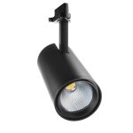 Noxion Spot LED sur rail 3 phases  Spot Accento Noir 35W 3100lm 36D - 930 Blanc Chaud | Meilleur rendu des couleurs