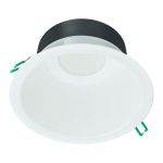 Philips Downlight LED Coreline DN142B Aluminium Blanc 11W 1200lm 60D - 830 Blanc Chaud | Diamètre 155mm - IP54 - Dimmable - Blanc Réflecteur