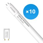 Lot 10x Noxion Tube LED T8 Avant (EM/Direct 230V) Standard Output 9W 900lm - 865 Lumière Du Jour | 60cm - Équivalent 18W