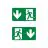 Ledvance Détresse Panneaue De Sortie Pictograms 