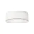 D'Lite Lunelle Plafonnier 30cm Textile Blanc | Convient pour 1x E27 