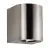Nordlux Canto 2 Applique Murale Acier Inoxydable Up & Down - 10.6W 500lm - 830 Blanc Chaud | IP44