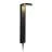 Nordlux Solar Éclairage de jardin Rica Ronde Acier Inoxydable Noir 4.5W 400lm - 830 Blanc Chaud | Détecteur de Mouvement et de Lumière