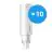 Lot 10x Philips Corepro PL-C LED 4.5W 475lm - 830 Blanc Chaud | Équivalent 13W