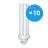 Lot 10x Philips MASTER PL-T 42W - 830 Blanc Chaud | 4 Pin