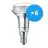 Lot 6x Philips Corepro LED Spot E14 R50 1.4W 105lm 36D - 827 Blanc Très Chaud | Équivalent 25W