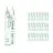 Lot 25x Osram T8 Lumilux 58W - 830 Blanc Chaud | 150cm