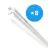 Lot 8x Noxion Réglette Click Réflecteur LED T8 | Convient Pour 2x 150cm Tube LED