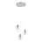 Eglo Suspension Luminaire Ariscani 2 Acier Chrome | Convient pour 3x E27
