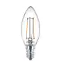 Philips Corepro LED Bougie E14 Filament Claire 2W 250lm – 840 Blanc Froid | Équivalent 25W