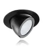 Noxion Downlight LED Forza Noir 35W 3000lm 36D - 930 Blanc Chaud | 170mm - Meilleur rendu des couleurs 
