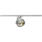 SLV Spot Sur Rail Spot Kalu Rail Monophasé Aluminium Gris | Convient pour 1x GU10 (AR111) 