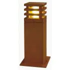 SLV Carré 40 Lampadaires Salon Acier Rouille Carré 9W 90lm - 830 Blanc Chaud | Extérieur - IP55