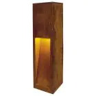 SLV Slot 50 Lampadaires Salon Acier Rouille 9W 30lm - 830 Blanc Chaud | Extérieur - IP55