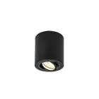 SLV Triledo Plafonnier Aluminium Noir Carré | Convient pour 1x GU10 