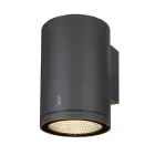 SLV Enola L Applique Murale Aluminium Gris Ronde 36W 3700lm - 930-940 CCT | Extérieur - IP65 - Meilleur Rendu Des Couleurs