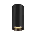 SLV Numinos Phase L Spot Aluminium Noir 28W 2440lm 24D - 927 Blanc Très Chaud | Meilleur Rendu Des Couleurs - Dimmable 